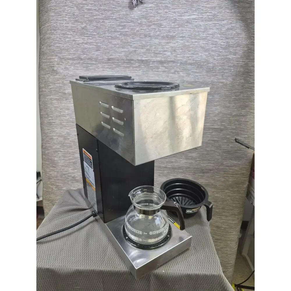 Bunn VPR 12-Cup Commercial Coffee Maker Black 2 Warmer Stainless Steel USA